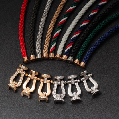 [LumiVibe]FORCE LARGE HORSESHOE NO DIAMOND BRACELET ROSE GOLD