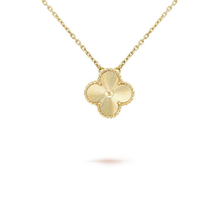 [LumiVibe]CLOVER 15MM LASER NECKLACE