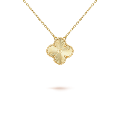 [LumiVibe]CLOVER 15MM LASER NECKLACE