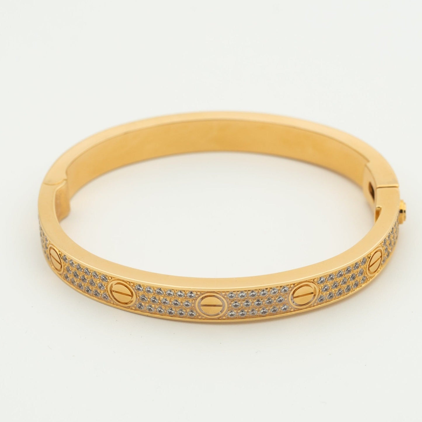 [LumiVibe]LOVE BRACELET 6.1MM DIAMOND-PAVED