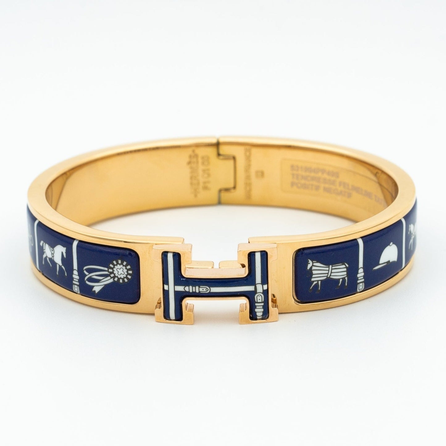 [LumiVibe]H BRACELET BLUE CERAMIC