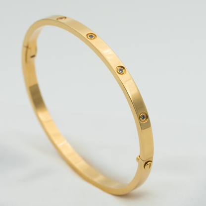 [LumiVibe]LOVE BRACELET 3.65MM 10 DIAMONDS
