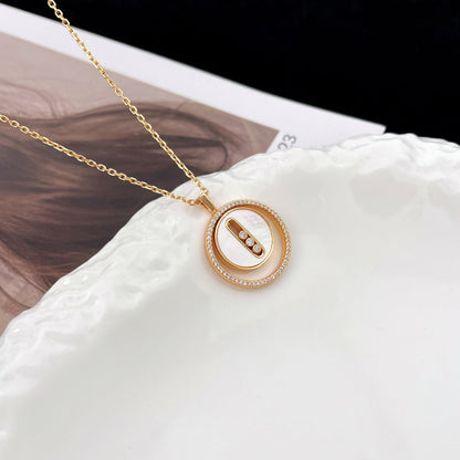 [LumiVibe]Demo MOVE MM NACRE BLANCHE DIAMOND NECKLACE