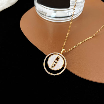[LumiVibe]Demo MOVE MM NACRE BLANCHE DIAMOND NECKLACE