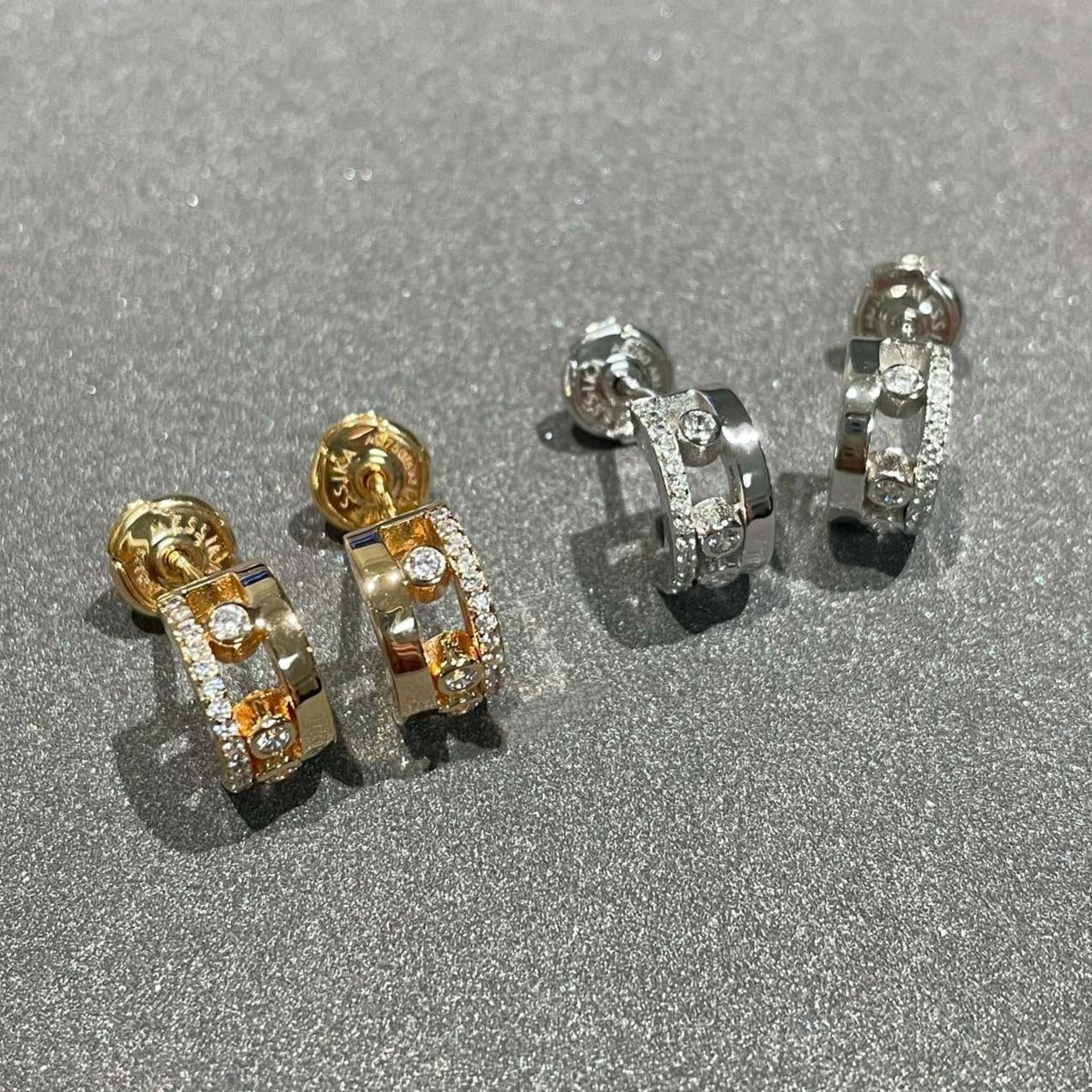 [LumiVibe]MOVE ROMANE EARRINGS DIAMOND