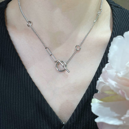 [LumiVibe]HM STERLING CHAINE D'ANCRE HEART