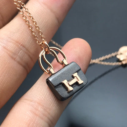 [LumiVibe]WOMEN'S HM AMULETTES CONSTANCE PENDANT NECKLACE