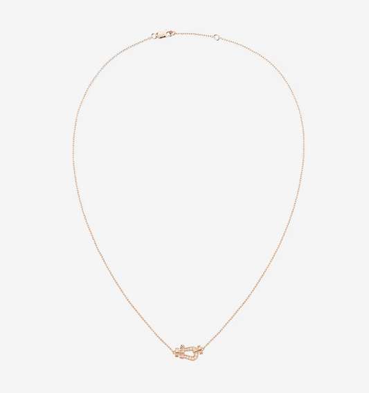 [LumiVibe]FORCE 10 DIAMOND PINK GOLD NECKLACE MINI MODEL