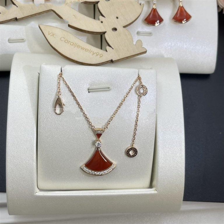 [LumiVibe]DREAM NECKLACE CARNELIAN DIAMOND