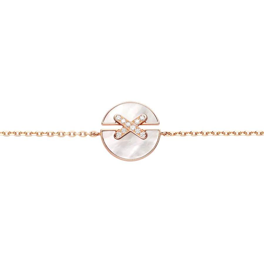 [LumiVibe]JEUX DE BRACELET MOP PINK GOLD DIAMONDS