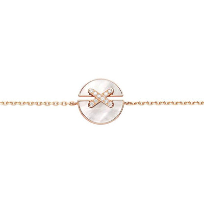[LumiVibe]JEUX DE BRACELET MOP PINK GOLD DIAMONDS
