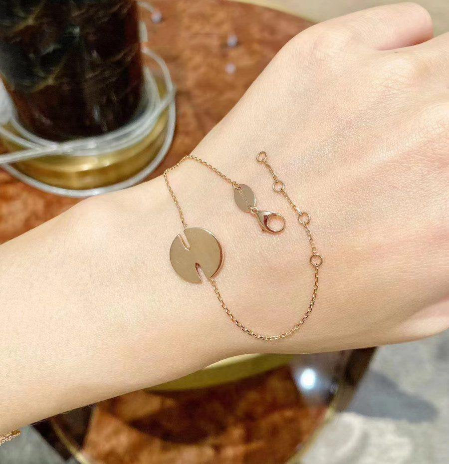 [LumiVibe]JEUX DE BRACELET MOP PINK GOLD DIAMONDS