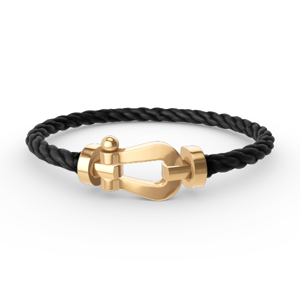 [LumiVibe]FORCE LARGE HORSESHOE NO DIAMOND BRACELET GOLD