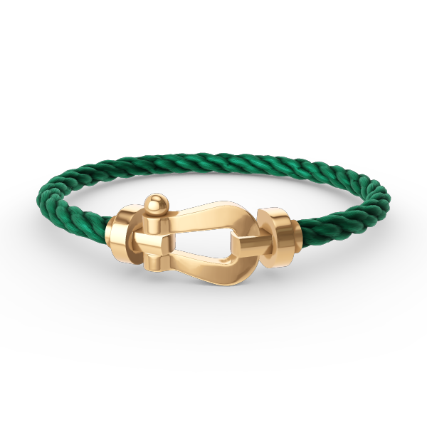 [LumiVibe]FORCE LARGE HORSESHOE NO DIAMOND BRACELET GOLD