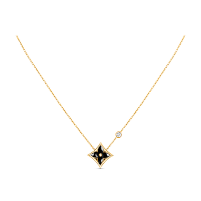 [LumiVibe]STAR BLACK MOP NECKLACE