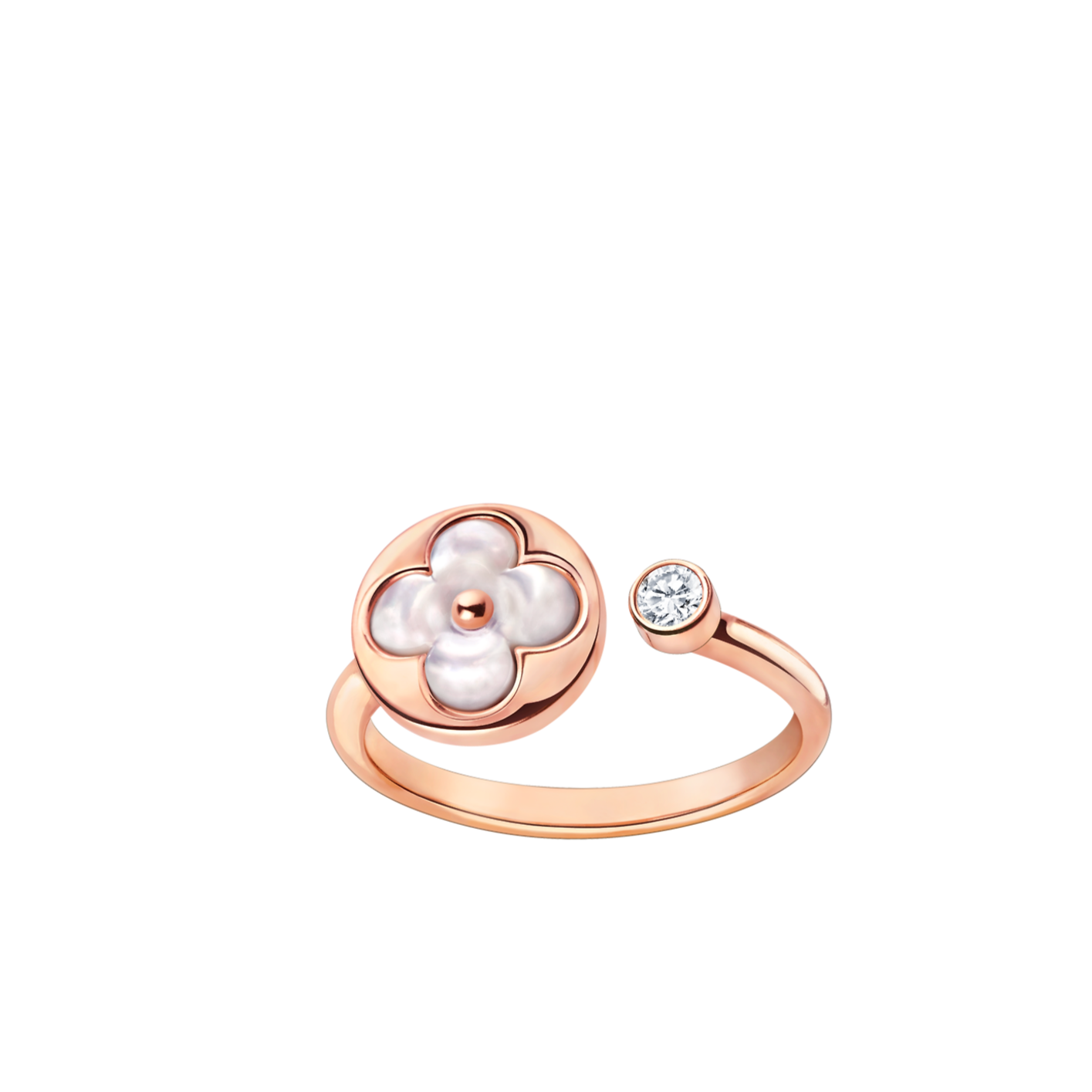 [LumiVibe]SUN 1 DIAMOND PINK MOP RING