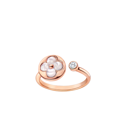 [LumiVibe]SUN 1 DIAMOND PINK MOP RING