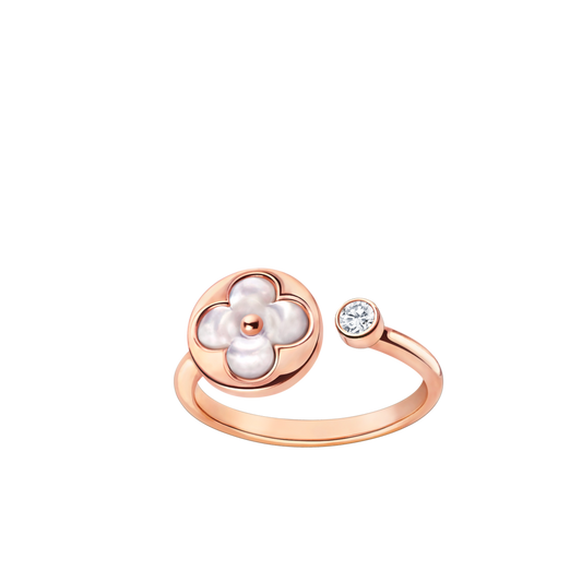 [LumiVibe]SUN 1 DIAMOND PINK MOP RING
