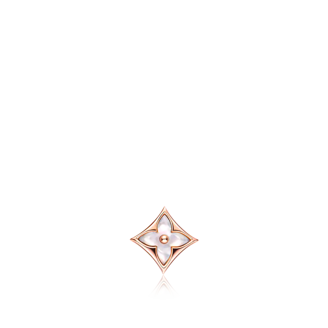 [LumiVibe]STAR MOP PINK GOLD EARRINGS