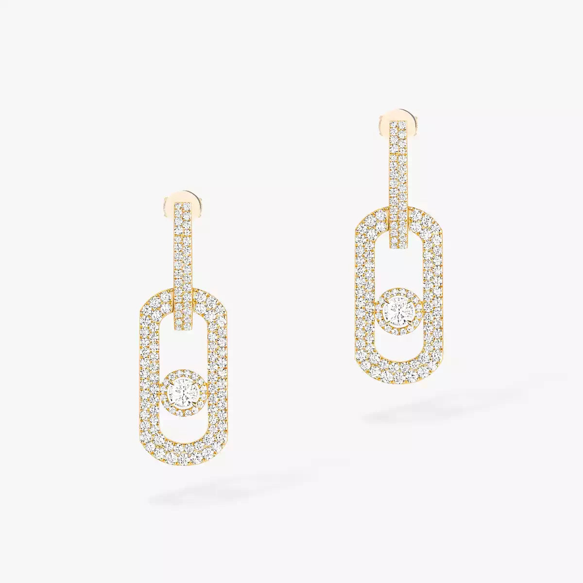[LumiVibe]So Move XL Pave_-Set Diamond Pendant Earrings