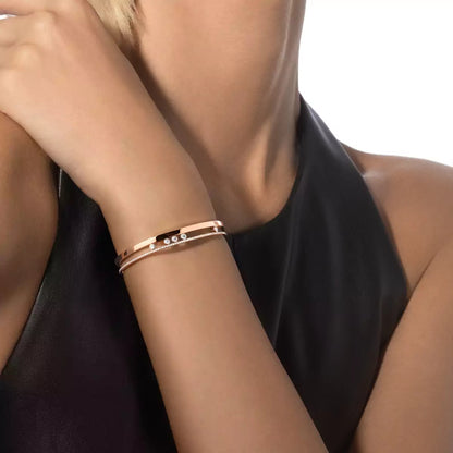[LumiVibe]Move Romane Diamond Bangle Bracelet