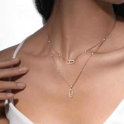 [LumiVibe] Move Uno Diamond Necklace