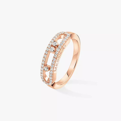[LumiVibe] Baby Move Gold Diamond Pave_ Ring
