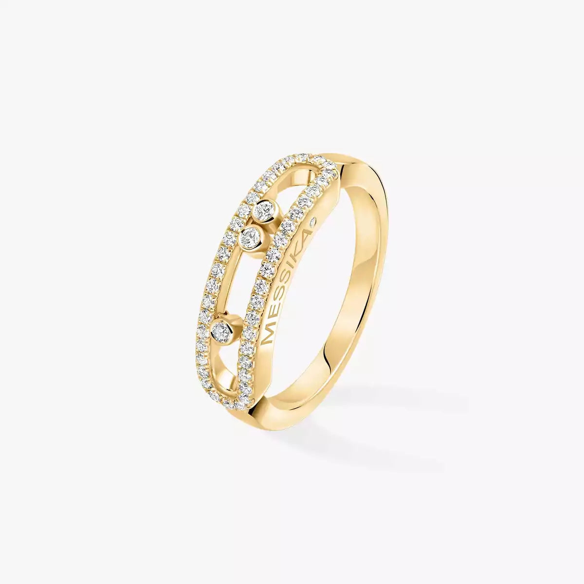 [LumiVibe] Baby Move Gold Diamond Pave_ Ring