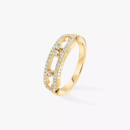 [LumiVibe] Baby Move Gold Diamond Pave_ Ring