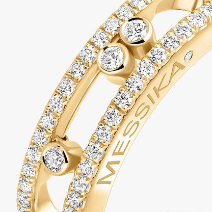 [LumiVibe] Baby Move Gold Diamond Pave_ Ring