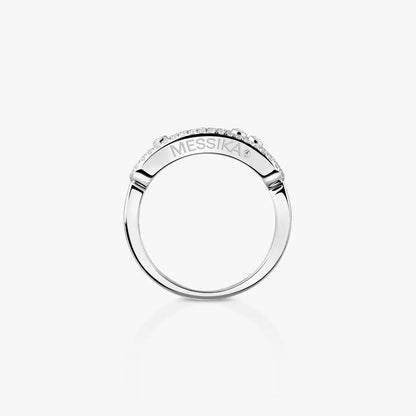 [LumiVibe] Baby Move Gold Diamond Pave_ Ring
