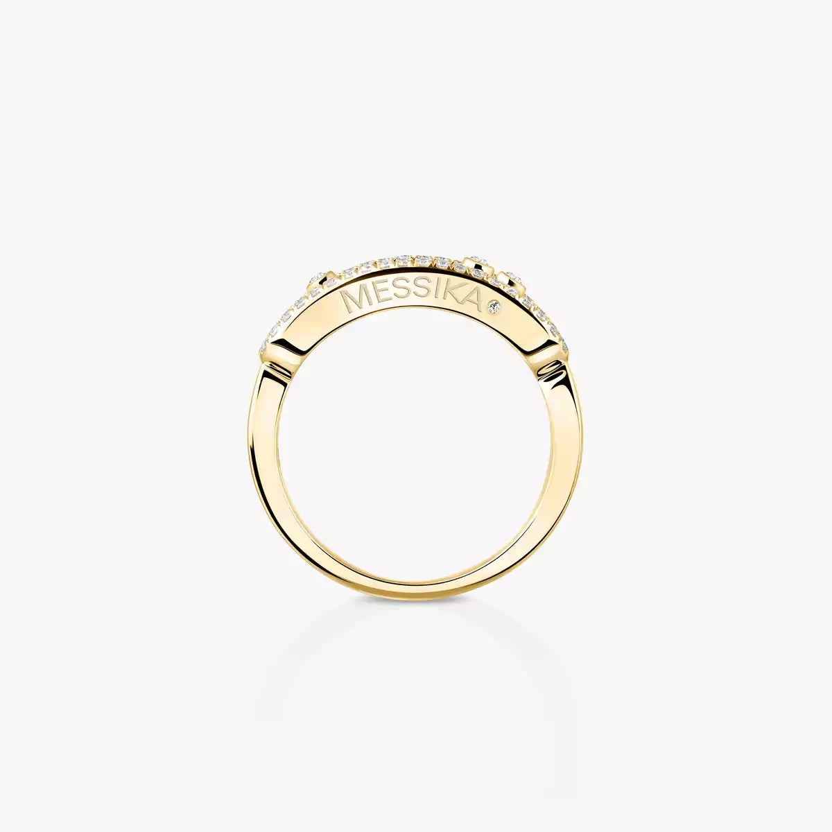 [LumiVibe] Baby Move Gold Diamond Pave_ Ring