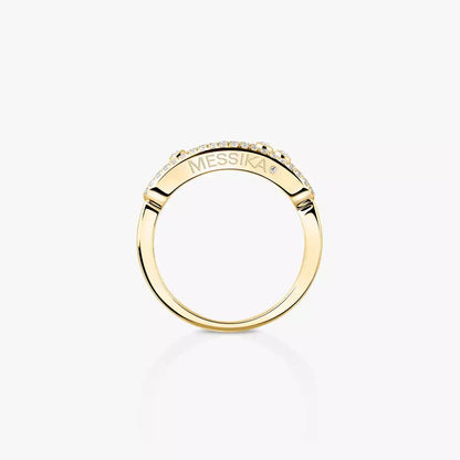 [LumiVibe] Baby Move Gold Diamond Pave_ Ring