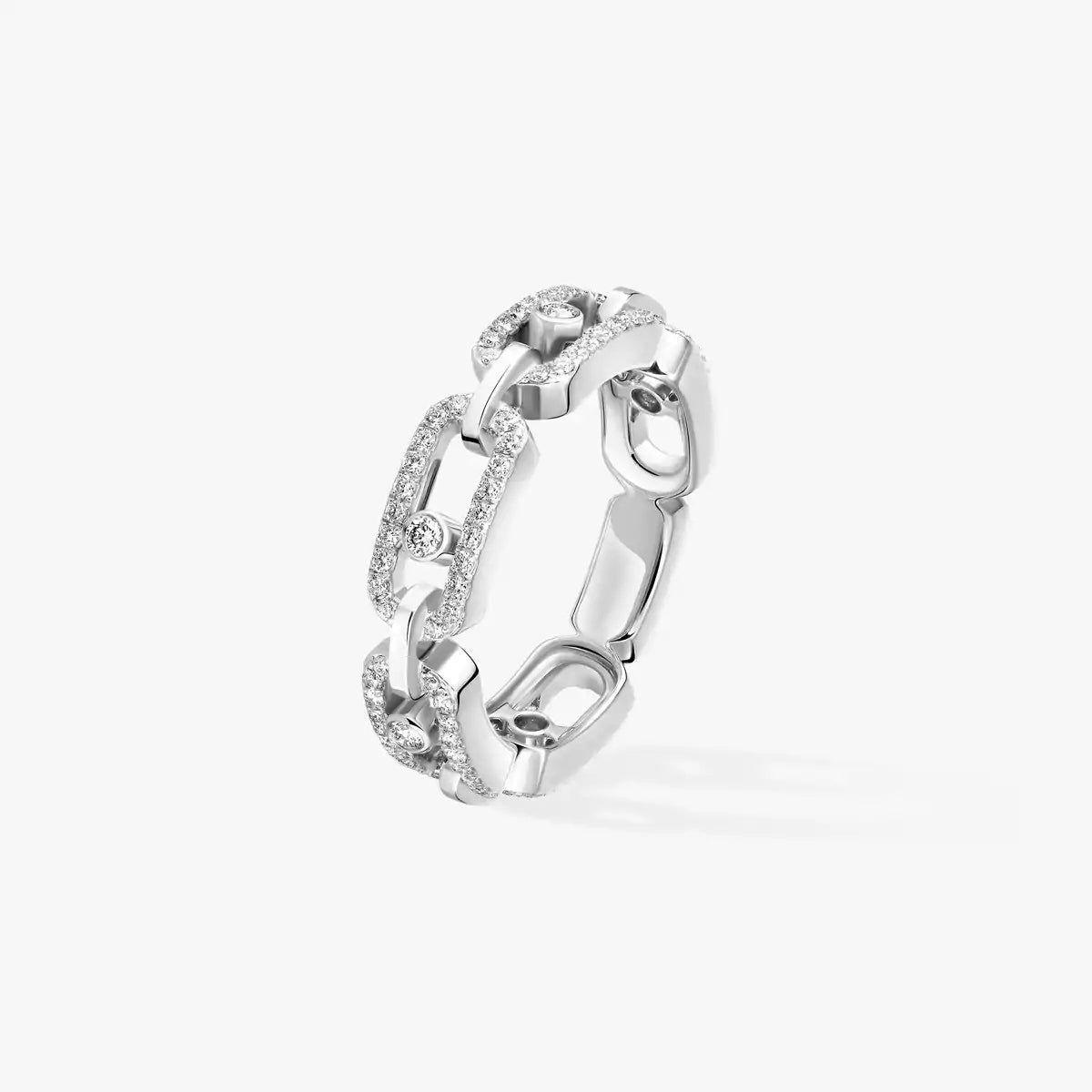 [LumiVibe]Move Link Pave_-Set Diamond Ring in Gold