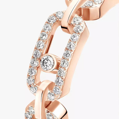 [LumiVibe]Move Link Pave_-Set Diamond Ring in Gold
