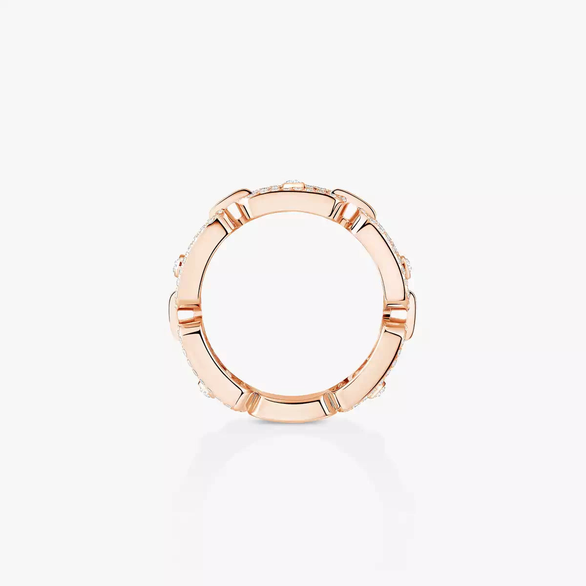 [LumiVibe]Move Link Pave_-Set Diamond Ring in Gold