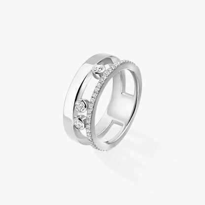[LumiVibe]Move Romane Diamond Ring