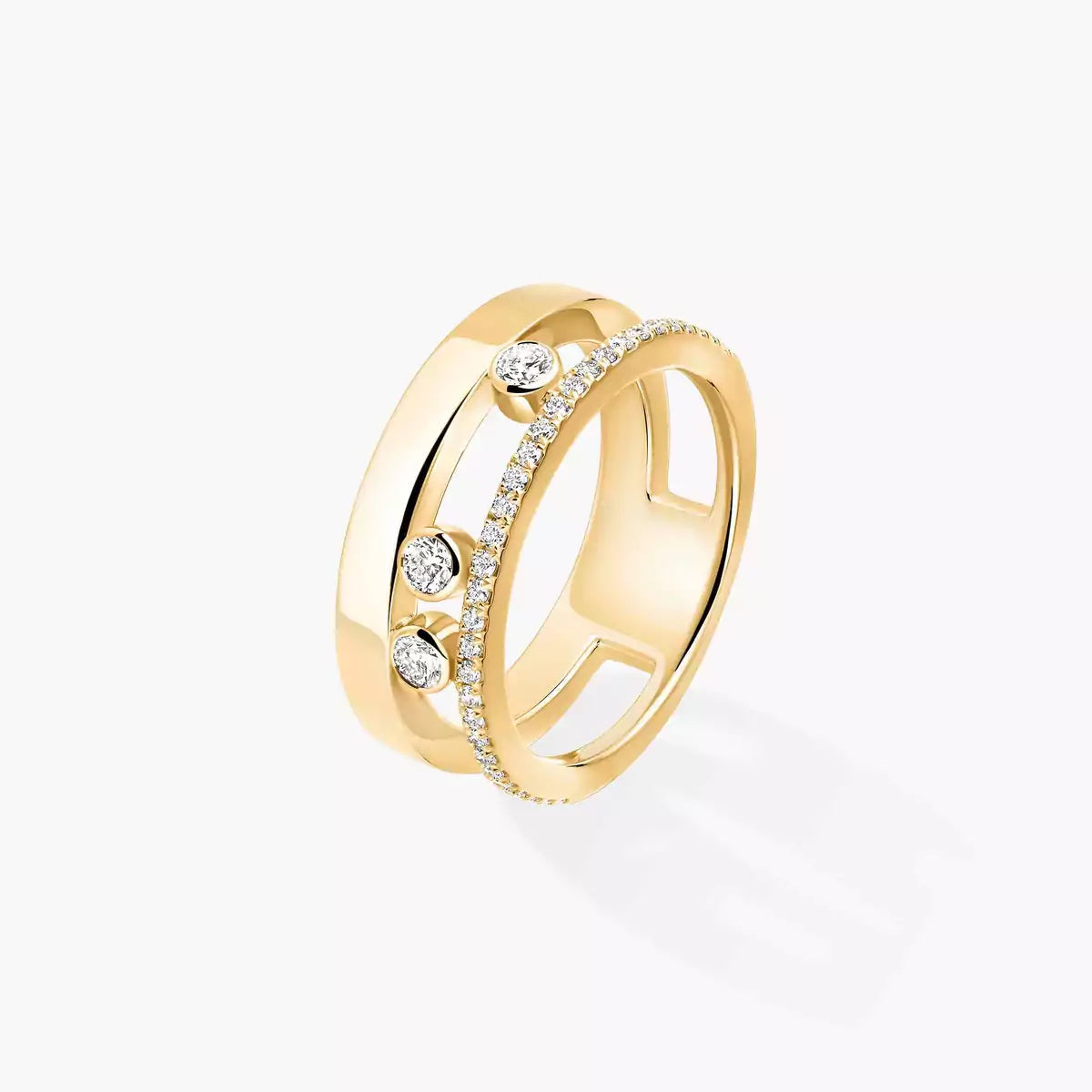 [LumiVibe]Move Romane Diamond Ring