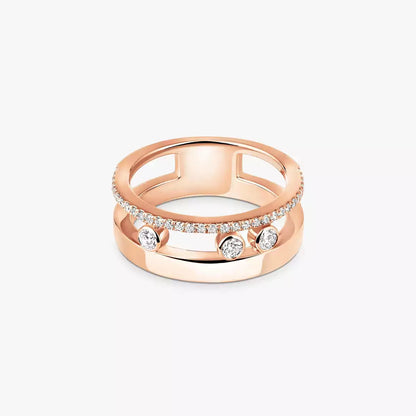 [LumiVibe]Move Romane Diamond Ring