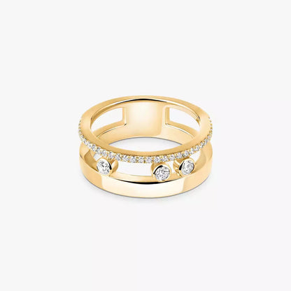 [LumiVibe]Move Romane Diamond Ring