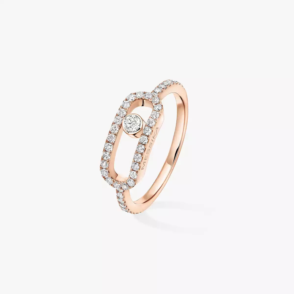 [LumiVibe]Move Uno Diamond Ring in Gold