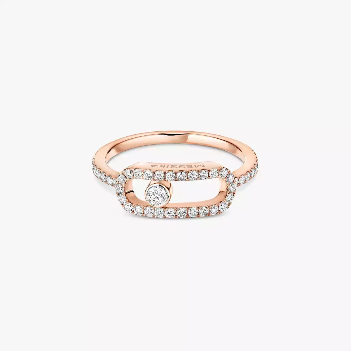 [LumiVibe]Move Uno Diamond Ring in Gold