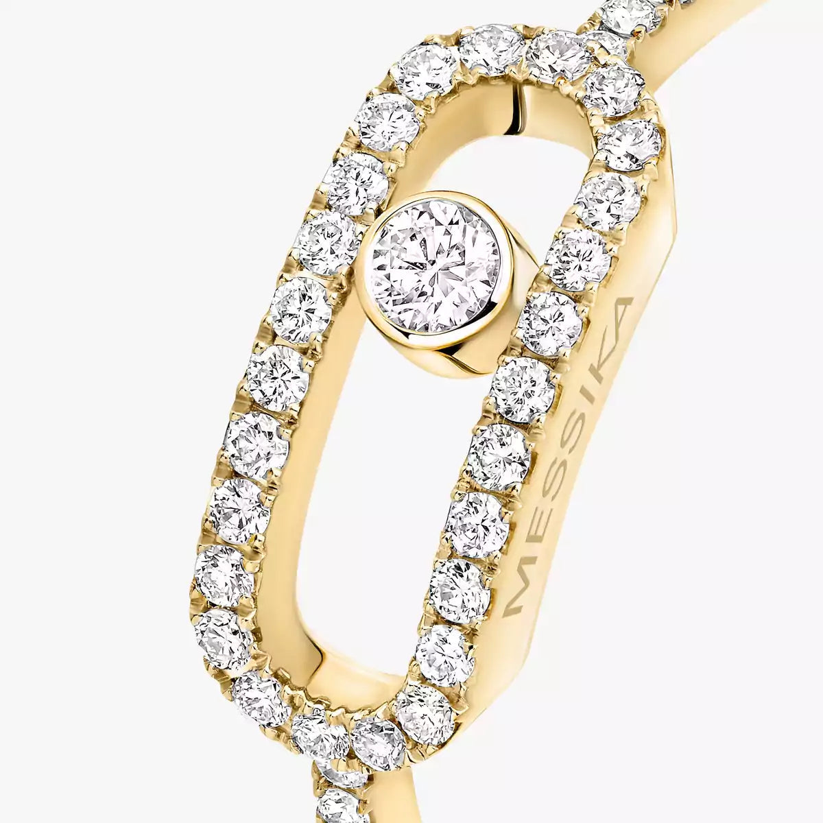 [LumiVibe]Move Uno Diamond Ring in Gold