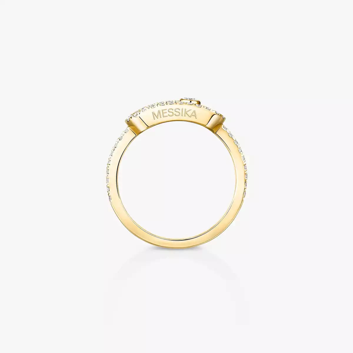 [LumiVibe]Move Uno Diamond Ring in Gold