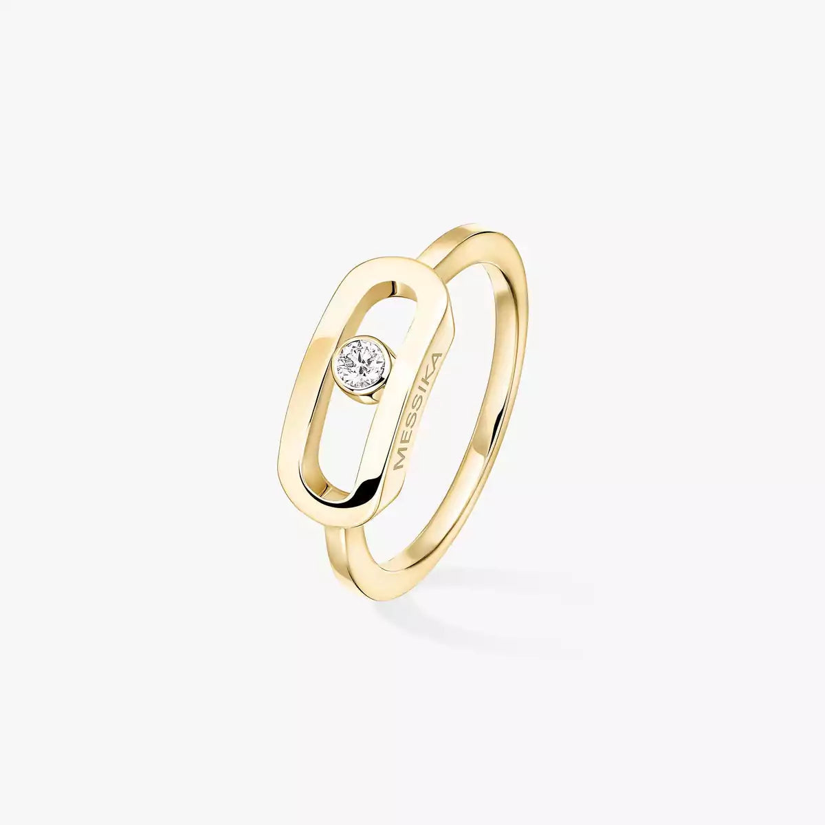 [LumiVibe]Move Uno Diamond Ring in Gold