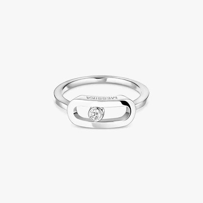 [LumiVibe]Move Uno Diamond Ring in Gold