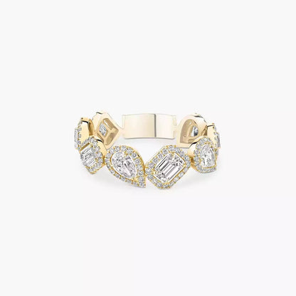 [LumiVibe]Diamond Wedding Ring My Twin