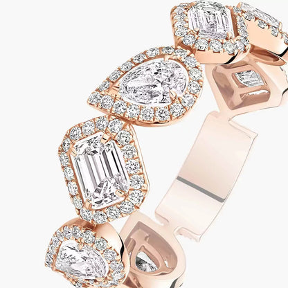 [LumiVibe]Diamond Wedding Ring My Twin