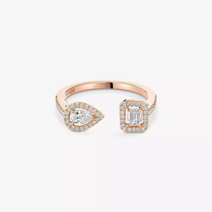 [LumiVibe]My Twin Toi Gold Diamond Ring