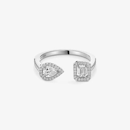 [LumiVibe]My Twin Toi Gold Diamond Ring